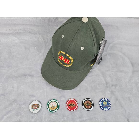 Jr‎ Cigars Men's Embroidered Stitched Logo Flexfit Cap Hat  4 Free Poker Chips - Picture 2 of 14